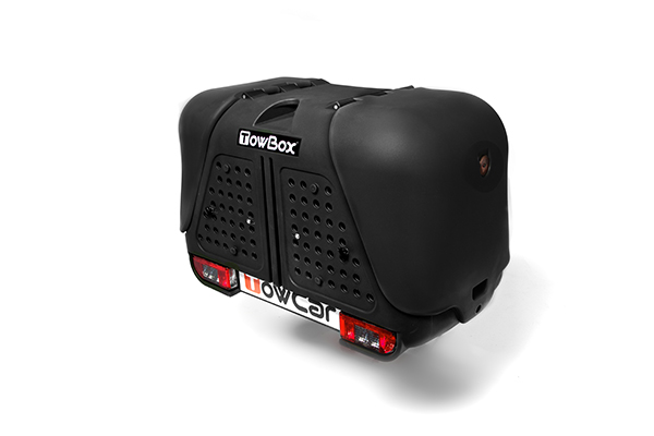 Towcar towbox v2 dog čierný, na ťažné zariadenie