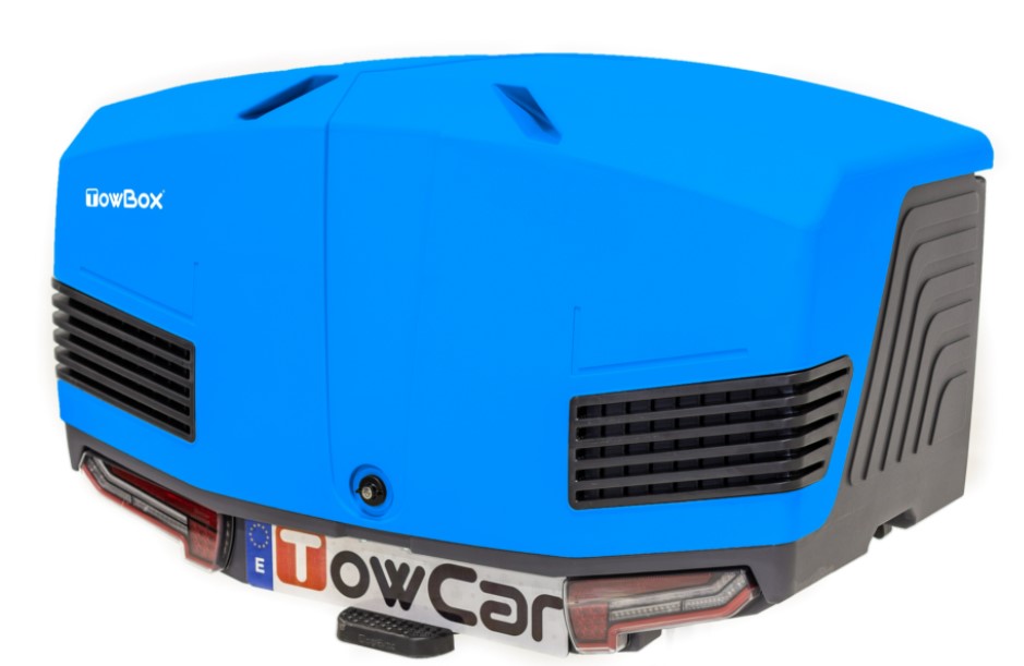 Towcar towbox v3 modrý, perforovaný, na ťažné zariadenie