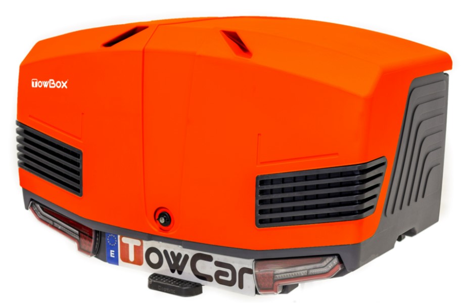 Towcar towbox v3 oranžový, perforovaný, na ťažné zariadenie