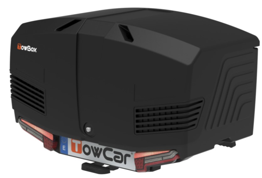 Towcar towbox v3 čierný, uzavrený, na ťažné zariadenie