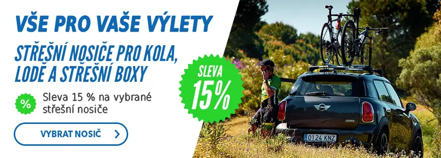 Střešní nosiče sleva 15%