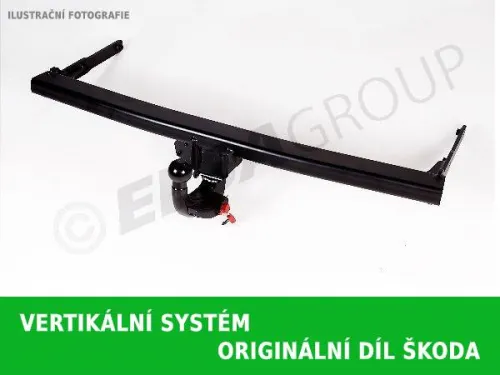 Tažné zařízení Škoda Octavia III Scout, vertikal