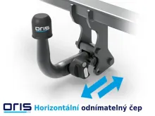 Tažné zařízení Renault Clio HB 2019/09- (V), horizontální, Oris