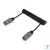 Propojovací kabel 7-7pin M-M, max 4,5m, kov Propojovací kabel 7-7pin M-M, max 4,5m, kov