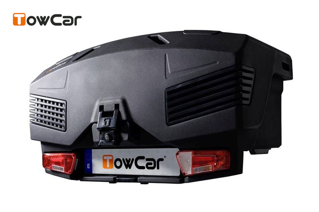 Přepravní box na tažné zařízení TowBox EVO černý