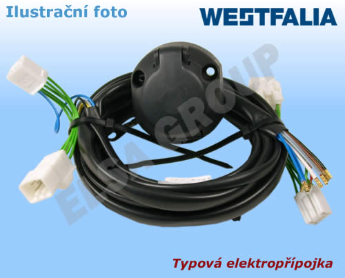 Typová elektropřípojka Ford Focus kombi 2005-2011, 7pin, Westfalia