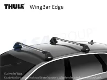 Střešní nosič Audi A6 C7 10-18 WingBar Edge, Thule Střešní nosič Audi A6 C7 10-18 WingBar Edge, Thule