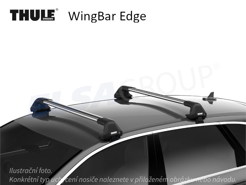 Strešný nosič Audi A7 Sportback 10-18 WingBar Edge, Thule