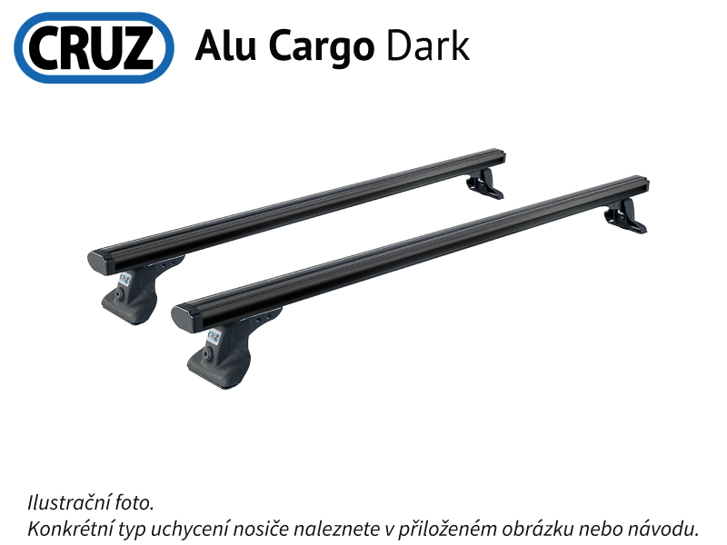 Strešný nosič Opel Combo 18-, CRUZ ALU Cargo Dark