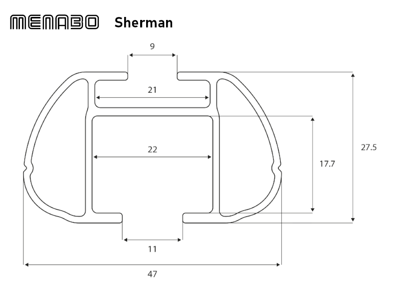 Strešný nosič Fiat Sedici 06/06-10/14 SUV, Typ FY, Menabo Sherman