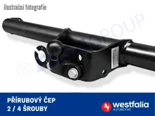 Tažné zařízení Ford Transit valník 2024/07-, příruba 2 šr., Westfalia