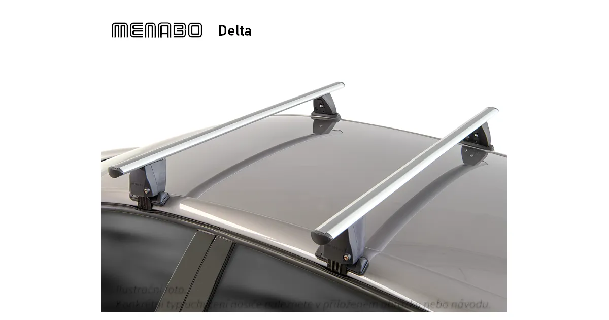 Střešní nosič Audi A3 05/03-08/12 HB 3-dv., Typ 8P, Menabo Delta | tazne.cz