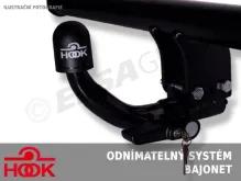 Tažné zařízení Hyundai i40 sedan 2012-, bajonet, HOOK Tažné zařízení Hyundai i40 sedan 2012-, bajonet, HOOK