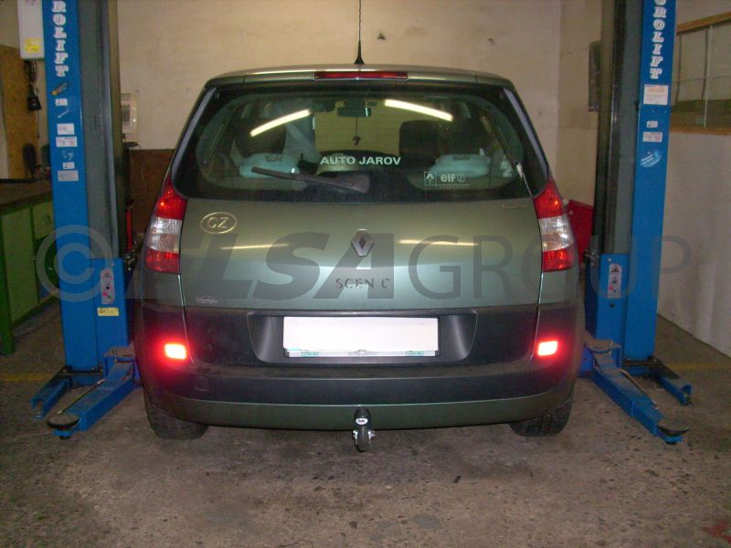 Tažné zařízení Renault Megane HB 2006-2008 (II), pevný čep 2 šrouby, Galia