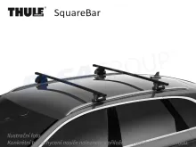 Střešní nosič Audi e-tron 18- SquareBar, Thule Střešní nosič Audi e-tron 18- SquareBar, Thule