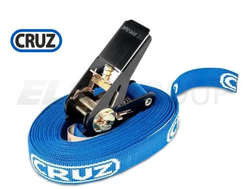 Popruhy upínací 1x 5m s ráčnou, CRUZ