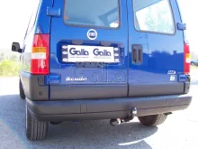 Tažné zařízení Fiat Scudo 1995-2007 , pevný čep 2 šrouby, Galia (16473)