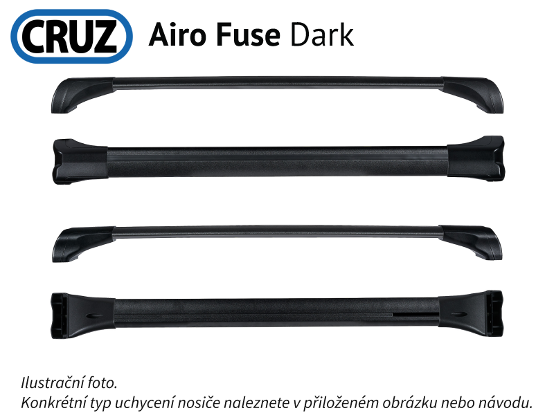 Střešní nosič Chery Tiggo9 5dv.24-, CRUZ Airo Fuse Dark