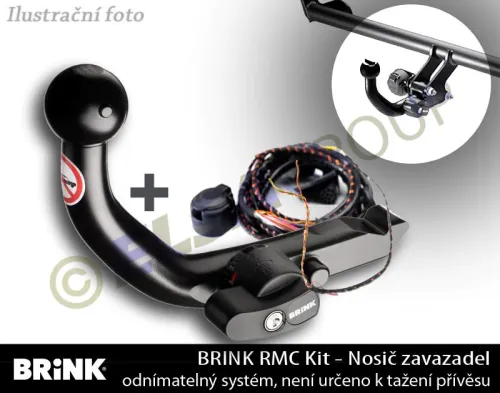 Zařízení pro nosiče kol TOYOTA YARIS HB 14-20 (_P15_), vč.13pin EP KIT