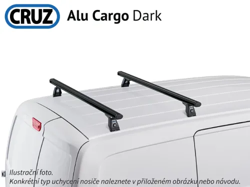 Střešní nosič Opel Movano 98-10, CRUZ ALU Cargo Dark