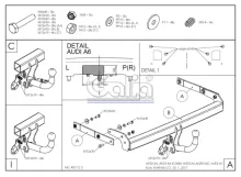 Tažné zařízení Audi A6 sedan / kombi / Allroad 11-, bajonet