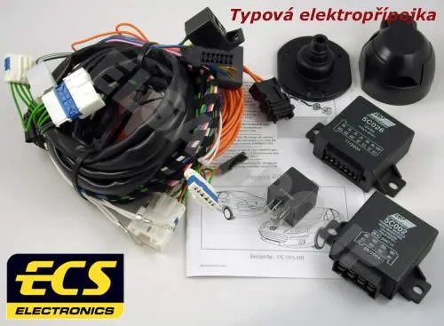 Typová elektropřípojka Peugeot 508 sedan 2011-2018, 7pin, ECS