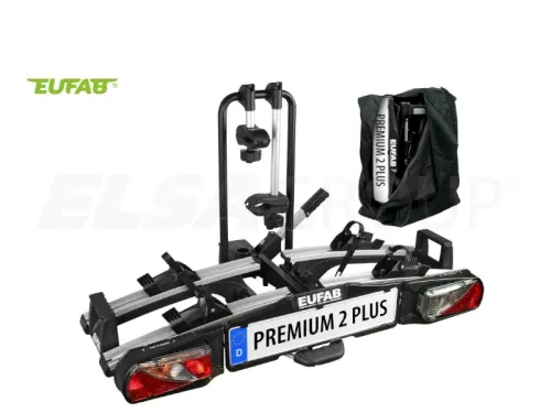 Nosič kol Eufab Premium II Plus - 2 kola, na tažné zařízení