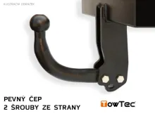 Tažné zařízení OPEL VECTRA B (J96) 95-04, pevné, TowTec