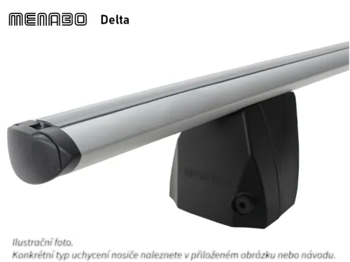 Příčníky Alu Delta L stříbrné //