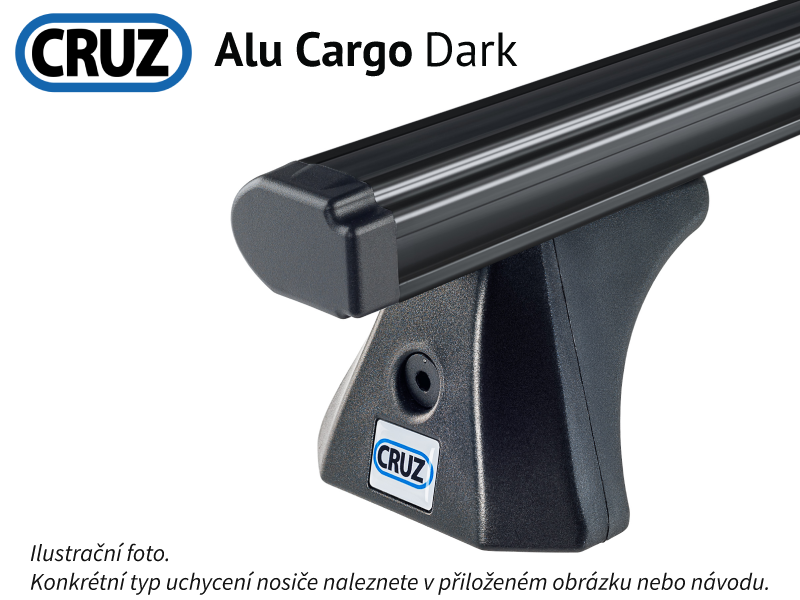 Strešný nosič VW ID.Buzz 22-, Cruz Alu Cargo Dark
