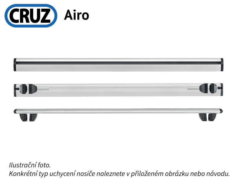Střešní nosič VW Passat kombi s podélníky, CRUZ Airo ALU