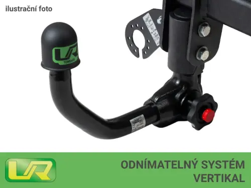 Tažné zařízení ICH-X K3 25-, vertikal
