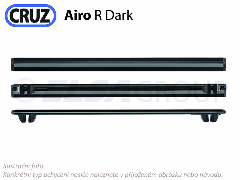 Střešní nosič na podélníky CRUZ Airo R Dark 108