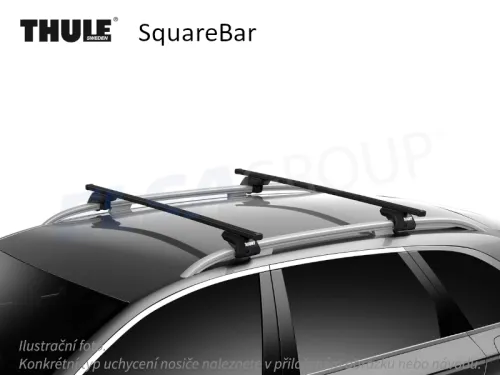 Střešní nosič Mercedes GLS 19- SquareBar, Thule