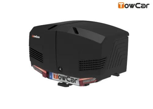 Přepravní box na tažné zařízení TowBox V3 černý, uzavřený