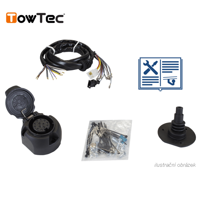 Typová elektropřípojka Seat Ateca 2016-2020 , 13pin, TowTec