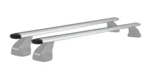 2 Příčníky Omega Plus, stříbrné (ALU), L