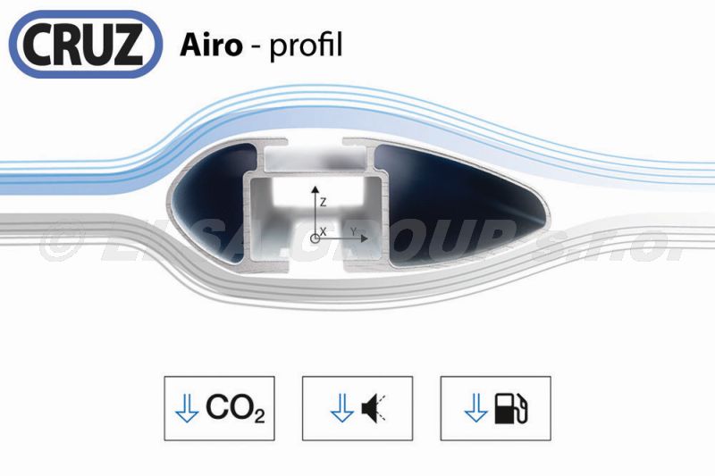 Sada příčníků CRUZ Airo Dark 133 (2ks)