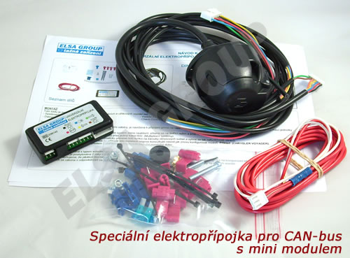 Univerzální elektropřípojka 7pin CC/CAN