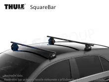 Střešní nosič Citroen C5/Break 01- SquareBar, Thule