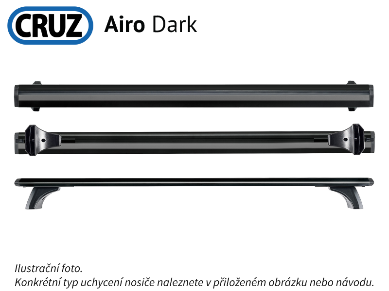 Střešní nosič Bestune T90 24-, CRUZ Airo FIX Dark