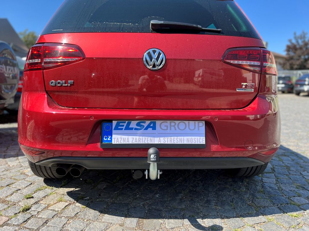 Ťažné zariadenie VW Golf HB 2014-2017 (VII), pevný čep 2 šrouby, Galia
