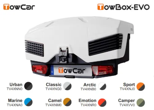 Přepravní box na tažné zařízení TowBox EVO